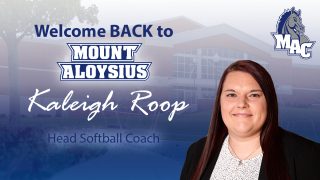 Welcome back announcement to Kaleigh Roop as Head Softball coach