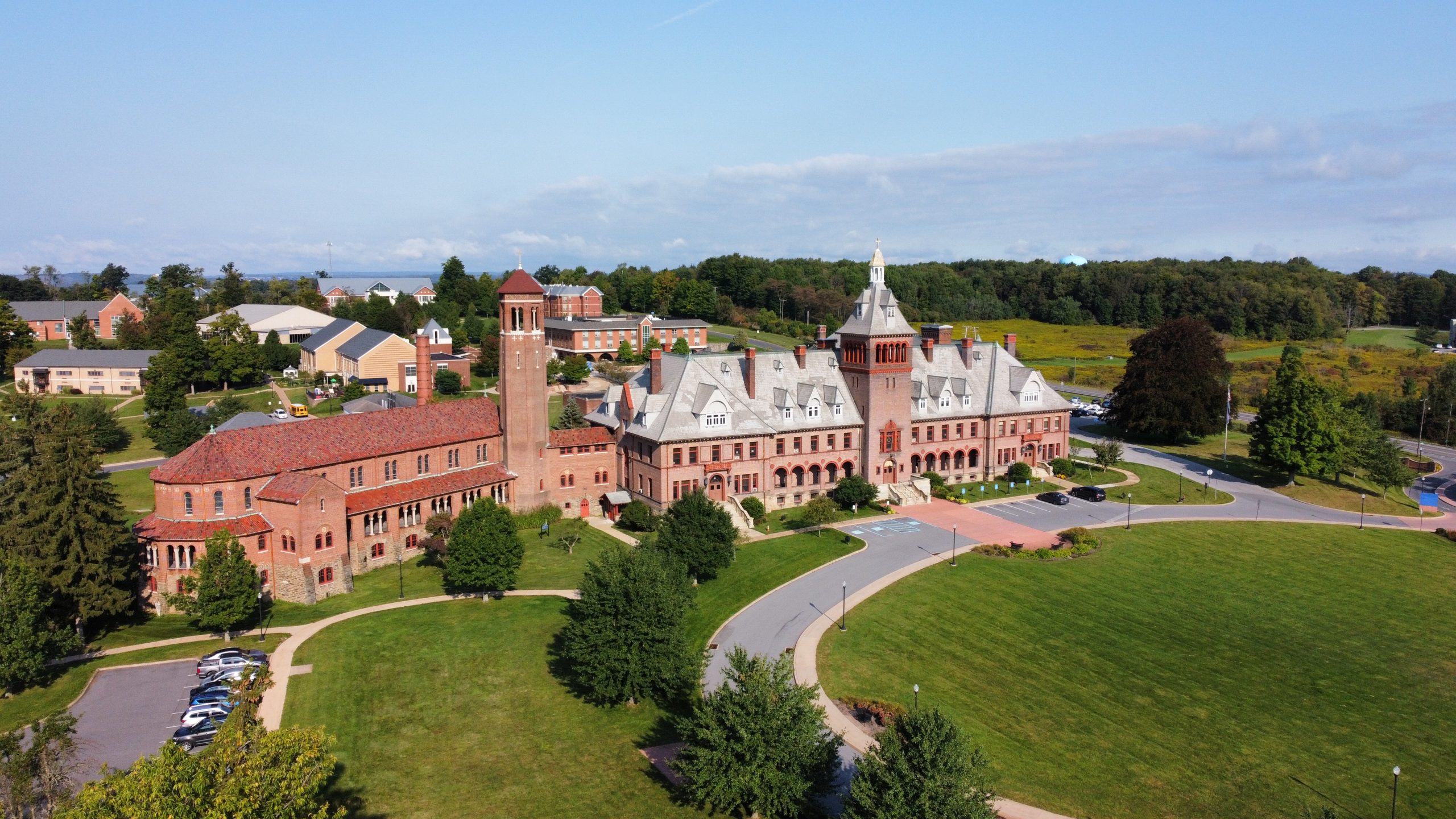 Aerial photo of Main Administration Building