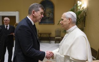 President McKeegan meets Pope Leo XIV