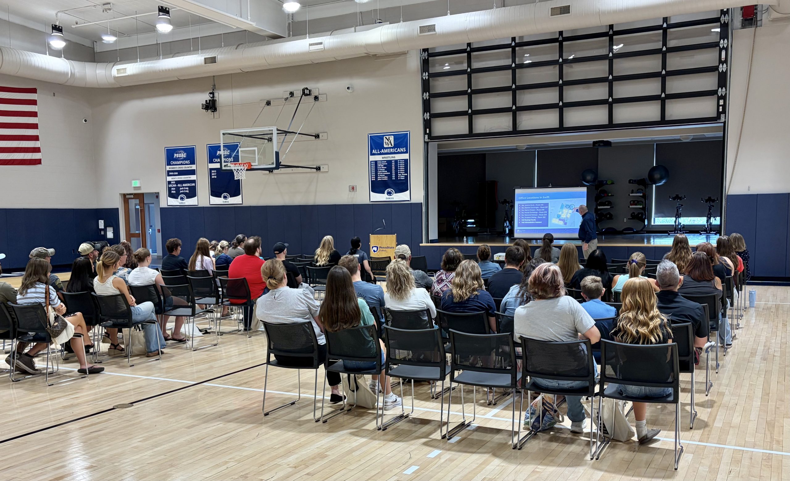 An informational event for the Mount's DuBois programs.